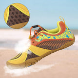 1 x RAW Customer Returns SAGUARO Children s Barefoot Shoes Girls Trail Running Shoes Boys Training Shoes Toe Shoes Breathable Non-Slip Walking Shoes Running Shoes Quick-Drying Bathing Shoes, Yellow 34 - RRP €36.85