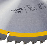 1 x RAW Customer Returns DEWALT DT1960-QZ Construction Circular Saw Blade, for Stationary Machinery, 305 x 30 mm, 60 Teeth - RRP €32.08