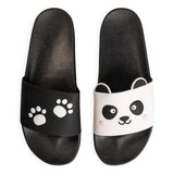 1 x RAW Customer Returns Dedoles Slippers Women Men Children Sandals for Beach and Pool with many Designs Chips Flowers Fox Llama Clouds Ketchup Gift, Color Panda paws, 42 EU - RRP €58.8