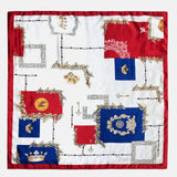 1 x RAW Customer Returns Elegant women s silk scarf 90 x 90 cm silk scarf women s elegant satin silk scarf women s silk scarf bandana women s scarf bandana women s scarf bandana neck handkerchief, Red Blue - RRP €24.0