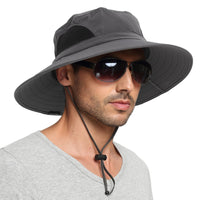 1 x RAW Customer Returns EINSKEY Sun Hat Men Women Foldable Safari Hat Garden Hat UV Protection Sun Protection Hat Summer Hat Wide Brim Outdoor Fishing Hat Hiking Hat - RRP €18.73