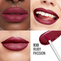 2 x Brand New Rimmel London Liquid Lipstick, Lasting Mega Matte, Long Lasting Liquid Lipstick for Soft Lips with Matte Finish, Vegan Formula with Squalene and Coconut Oil - 930 Ruby Passion, 7.4 ml - RRP €12.44