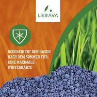 1 x RAW Customer Returns LERAVA SPRING Spring lawn fertilizer - 300m - Lawn fertilizer nitrogen release over 3 months - lawn fertilizer with Bacillus subtilis - Increases the resistance of grasses - fertilizer turf - RRP €74.97