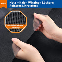 1 x RAW Customer Returns MAGZO fly net for windows 90 x 500 cm, fly screen sold by the meter, cuttable DIY insect protection gauze for door, black - RRP €22.85