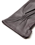 1 x RAW Customer Returns YISEVEN women s winter gloves made of genuine leather leather gloves lined flat design Mother s Day gift, purple XL 8.0  - RRP €27.6