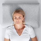 1 x RAW Customer Returns Seven Sundays neck support pillow - 60 x 40 x 9-12 cm - Height-adjustable neck pillow made of organic memory foam - Orthopedic pillow for a relaxed neck in any sleeping position - RRP €70.92