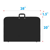 1 x RAW Customer Returns Carrying Bag for Art Artist Portfolios and Art Supplies,Water Resistant,Reinforcement Board and Shoulder Strap for Students and Designers 71 x 51 x 3.8 cm  - RRP €30.28