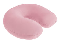 1 x Brand New Neck pillow, neck support pillow, sleeping pillow, relaxation pillow, travel pillow for your next adventure, soft, compact, lightweight, for camping holidays, as a travel companion for car, train, plane travel pink  - RRP €18.52