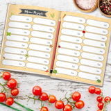 1 x RAW Customer Returns Recipe book for writing yourself in a practical A5 format - Practical with register and hardcover - Also ideal as a gift - from Sophie s Card World - RRP €10.07