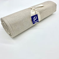 1 x RAW Customer Returns L EMPORIO CASA Sofa Cover Solid Color Furnishing Towel Coarse Sturdy Canvas in Panama Cotton 160X280-260x280-360x280 Measurements Maxi Bed Sheet Cotton Granfoulard Made in Italy NATURAL, 360X280  - RRP €53.82