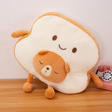 1 x Brand New SQUISHY DOT Kawaii Stuffed Animal, Toast Plush Pillow, Cute Cushion, Throw Pillow, Stuffed Bread Plush, Sliced Bread Toy, Cute Japanese Anime Plush Cushion - RRP €20.66