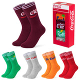 1 x RAW Customer Returns Coca-Cola Coca Cola Calf Socks Women s Funny Pack of 5 Funny Socks Colorful for Women and Adults - Christmas Gifts Multi-Colour, EU 36-40  - RRP €18.67