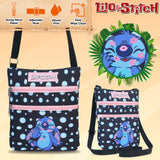 1 x RAW Customer Returns Disney Stitch shoulder bag girls shoulder bag children black  - RRP €19.67