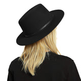 2 x RAW Customer Returns EINSKEY Fedora Hat Women Fashion Elegant Wide Brim Felt Hat for Carnival, Party, Shootings, Oktoberfest, Bar, Festivities - RRP €37.34