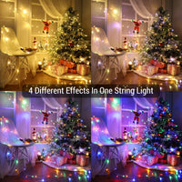 1 x RAW Customer Returns BrizLabs Christmas Tree Lights, Garland Lights 35M 300 LED Indoor String Lights Warm White and Dimmable Colors 11 Modes Christmas Lights with Remote Decoration for Home Wedding Party Garden - RRP €30.99