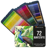 2 x RAW Customer Returns Zenacolor 72 Colored Pencils Numbered with Metal Box 72 Unique Colors for Drawing and Coloring Books - Easy Access with 3 Trays - Ideal for Artists - RRP €39.98