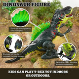 1 x RAW Customer Returns TOEY PLAY T-Rex Dinosaur Figures, Dinosaur Toys with Spray, Walking, Lights and Roar, Gifts for Kids Boys Girls 3 4 5 Years - RRP €18.99