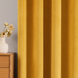 3 x Brand New EMEMA 100 Blackout Velvet Curtains Thermal Insulating Curtains Insulating from Cold and Heat Opaque Curtains for Bedroom Living Room 2 Panels 140X175 CM Turmeric - RRP €83.97