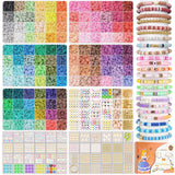 1 x RAW Customer Returns 30000 pieces flat beads for heishi bracelet, 120 colors beads for threading clay beads set - RRP €20.4