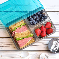 1 x RAW Customer Returns Youngever 7 Pack Meal Prep Boxes, Large Bento Lunch Boxes, Reusable Meal Prep Boxes, Meal Containers, 3 Compartments Lunch Box 3 Compartments  - RRP €24.99