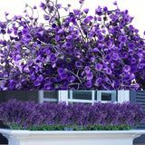 1 x Brand New 12 Bundles Artificial Convallaria Flowers Artificial Purple Artificial Flowers Bushes Fake Plant Artificial Shrubs Plastic Flowers Decoration Indoor for Home Garden Window Porch Flower Arrangement Wedding - RRP €20.75