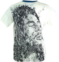 1 x RAW Customer Returns GURU SHOP Weed T-Shirt, Bob Marley White, Cotton, Size XL - RRP €21.11