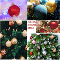 21 x Brand New Gxhong Christmas Baubles, 12 Pieces Christmas Tree Decorations Plastic Baubles, Decorative Ornaments Pendants Gifts Shiny and Matte Glitter Christmas Tree Balls 6CM, Silver - RRP €478.8