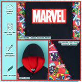 1 x RAW Customer Returns Marvel Boys Avengers Sweatshirt - Boys Hoodies 5-6 Years, Multicolour  - RRP €18.99