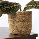 1 x RAW Customer Returns SMPLY. Round Jute Semi-Rigid Planter Basket Wicker Ideal for Flower Pots or Planters Suitable for Indoors or Terraces 30 x 28 cm Natural Color - RRP €41.21