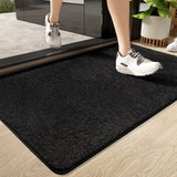 1 x RAW Customer Returns Color G doormat 80 x 120 cm, dirt trapper mat washable non-slip, absorbent doormat inside machine washable for entrance, living room, bathroom, hallway, pets and dogs black-1  - RRP €54.89