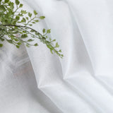 1 x RAW Customer Returns TOPICK Voile Curtain White with Eyelets Sheer Curtains Transparent Gauze Curtain Pair of Eyelet Curtains Translucent for Living Room Bedroom White 225 x 140 cm H x W Set of 2 - RRP €32.99