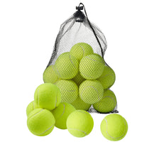 1 x RAW Customer Returns BRAMBLE 15 Tennis Balls with Carrying Bag for Sports, Training Play - Strong - RRP €20.99