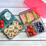 1 x RAW Customer Returns Youngever 7 Pack Meal Prep Boxes, Large Bento Lunch Boxes, Reusable Meal Prep Boxes, Meal Containers, 3 Compartments Lunch Box 3 Compartments  - RRP €24.99