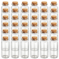 1 x RAW Customer Returns BELLE VOUS 36 Pack Small Glass Bottles to Fill with Cork Lids - 30 ml - Airtight Small Spice Jars with Cork for Wedding Gifts, Parties, Spices Jam - RRP €23.49