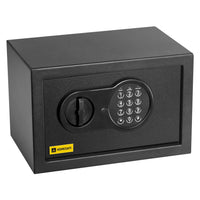 1 x RAW Customer Returns Homesafe HV20E Electronic Safe, 20x31x20cm HxWxD , Satin Carbon Black - RRP €57.36