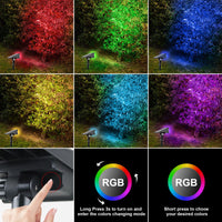 1 x RAW Customer Returns T-SUNUS garden spotlight solar outdoor multi-colored, solar spotlight for outdoors 10 LED solar lamps for outdoors 6 color changing solar garden light IP65 waterproof for trees bushes garden path 4 pieces - RRP €45.99