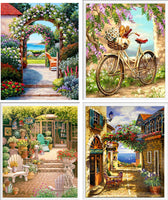 22 x Brand New Uitose Diamond Painting, 5D Diamond Painting Landscape Set of 4, for Home Wall Decor, Colorfast, Diamond Painting for Adults and Children 30 40 zuanshihua01  - RRP €465.74