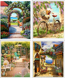 22 x Brand New Uitose Diamond Painting, 5D Diamond Painting Landscape Set of 4, for Home Wall Decor, Colorfast, Diamond Painting for Adults and Children 30 40 zuanshihua01  - RRP €465.74