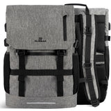 1 x RAW Customer Returns RUGSAK Original 30L Rolltop Backpack 3-Size-Technology with 18 Laptop Compartment Water Resistant for Work School Travel and Sports Women and Men - Ash Gray - RRP €79.95