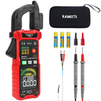 1 x RAW Customer Returns KAIWEETS Digital Intelligent Clamp Meter, Professional Current Clamp, AC DC Current Measurement Voltage Temperature NCV Inrush, KC602 - RRP €55.99