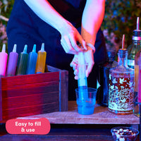 1 x RAW Customer Returns THE TWIDDLERS - 25 Large Shot Syringes 60ml, Reusable Double Shot Glasses for Jello Vodka Jelly Cocktails, 18cm 7 - Birthday Party, Student Event - Food Safe - RRP €20.4