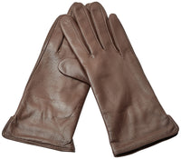 2 x Brand New YISEVEN Women s Genuine Leather Winter Gloves Flat Design, Brown Medium 7.0 , Brown-flat, 7.0 M - RRP €45.6