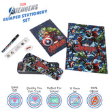 18 x Brand New Marvel Set of Avengers School Supplies with A4 Notebook, Notebook, Pencil Case, Colored Pencils, Set of 12 Children s Novelty Stationery Items, Gift Idea for Boy with Captain America and Iron Man - RRP €208.08