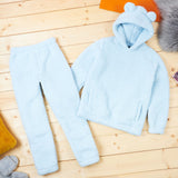 1 x RAW Customer Returns CityComfort Women s Winter Plush Fleece Teddy Pajamas Blue, S  - RRP €30.49