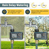 1 x RAW Customer Returns Diivoo irrigation computer, automatic system with irrigation programs, garden sprinkler timer IPX5 waterproof, hose tap timer with rain delay child lock auto manual mode for lawn - RRP €27.77