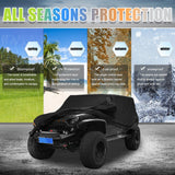 1 x Brand New X AUTOHAUX Car Cover Full Exterior Waterproof Dustproof for Jeep Wrangler JK JL 2 Door up to 440cm - RRP €77.74