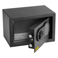 1 x RAW Customer Returns Homesafe HV20E Electronic Safe, 20x31x20cm HxWxD , Satin Carbon Black - RRP €57.36