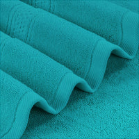 1 x RAW Customer Returns Utopia Towels - Bath Towel Set 4 Pack, 69 x 137 cm 100 Ring-Spun Cotton Towels Turquoise  - RRP €38.4