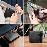 1 x RAW Customer Returns Lavalen Genuine Leather Wallet for Men - Large Capacity - RFID Protection - Handmade Coin Purse for Men - Credit Card Holder - Perfect Gift for Men. - RRP €36.0