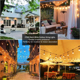 1 x RAW Customer Returns ZOTOYI Outdoor Fairy Lights 30M, IP65 Waterproof Weatherproof Outdoor Fairy Lights, Outdoor LED Fairy Lights with 30 2 Plastic Bulbs for Outdoor Garden Patio Party Wedding, Warm White 2700K - RRP €80.0